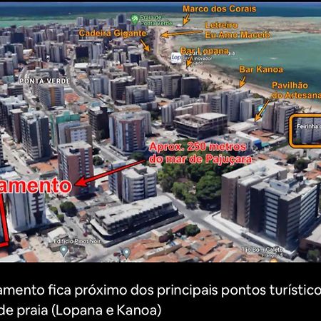 Apartamento Ponta Verde-Pajucara - Edf-Soho 2 Quartos - Castelo B Temporada Maceio  Luaran gambar